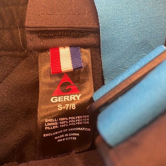 Gerry Weber Kids Gray Snow Pants with Blue Straps - Picture 5 of 7